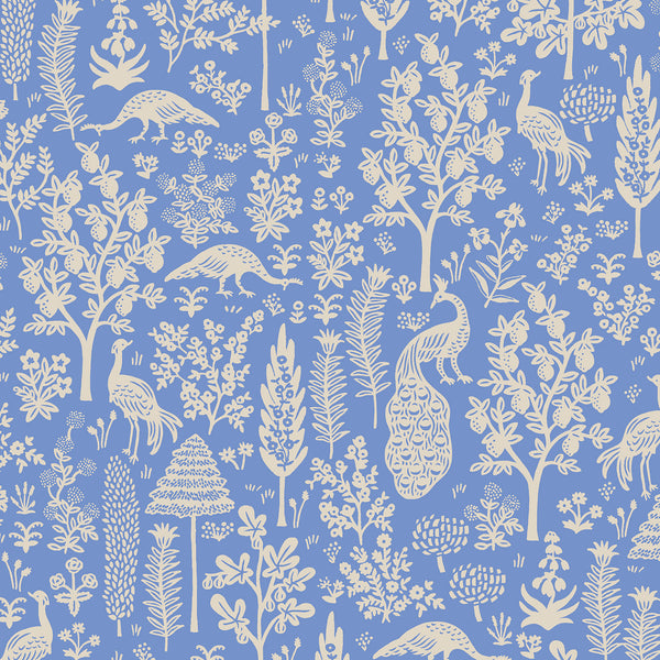 Rifle Paper Co. - Camont - Menagerie Silhouette - Blue Fabric