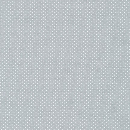 Robert Kaufman - Sevenberry Petite Basics - Ash Dot Fabric